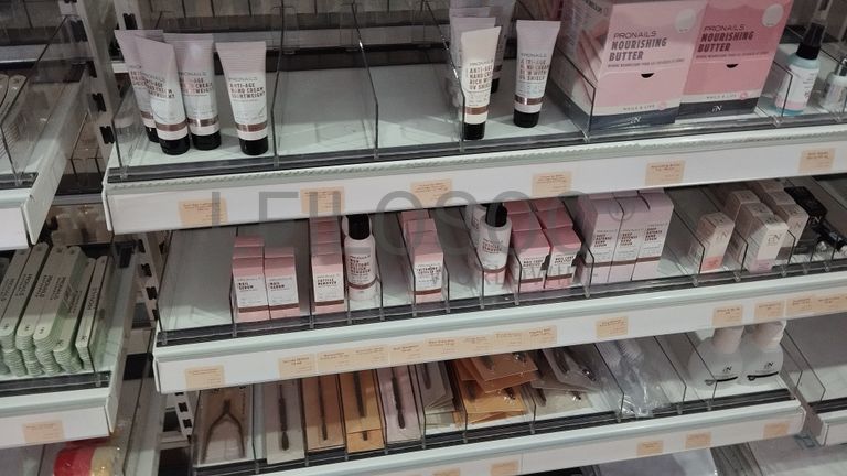Stock produtos de estética e beleza