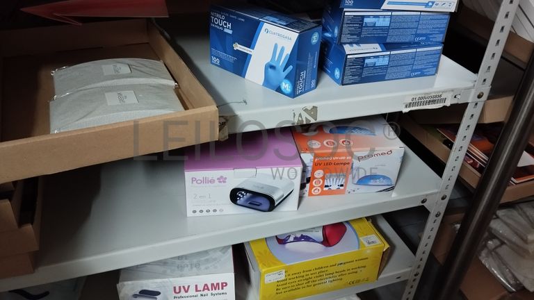 Stock produtos de estética e beleza