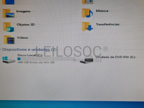 Computador Secretária HP Compaq Pro