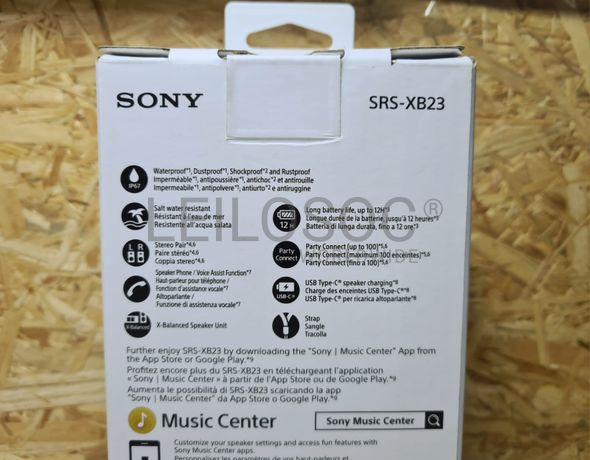 Coluna Bluetooth Sony