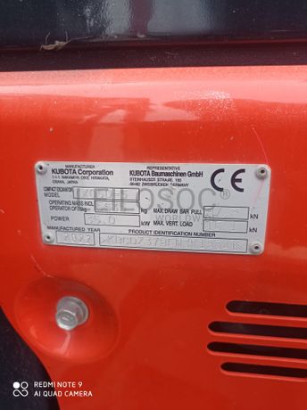 Mini Giratória Kubota KX060-5