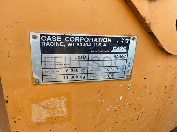 Pá carregadora Case 521D