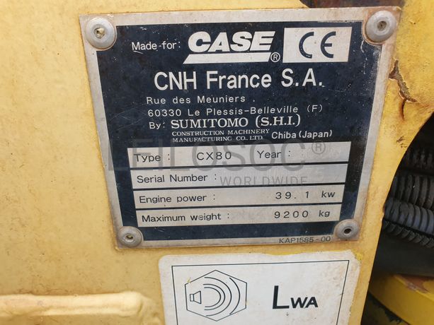 Giratória Case CX80