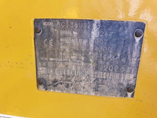 Giratória Komatsu  PC138US-8