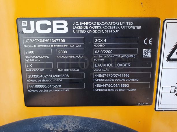 Retroescavadora JCB 3CX
