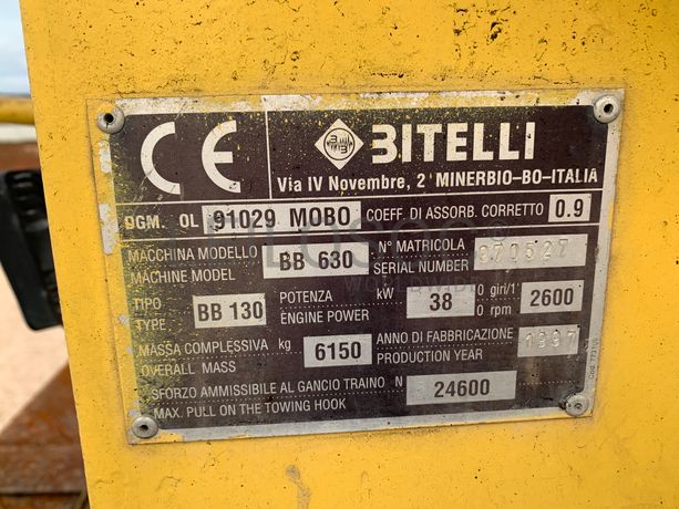 Espalhadora Asfalto Bitelli BB 630
