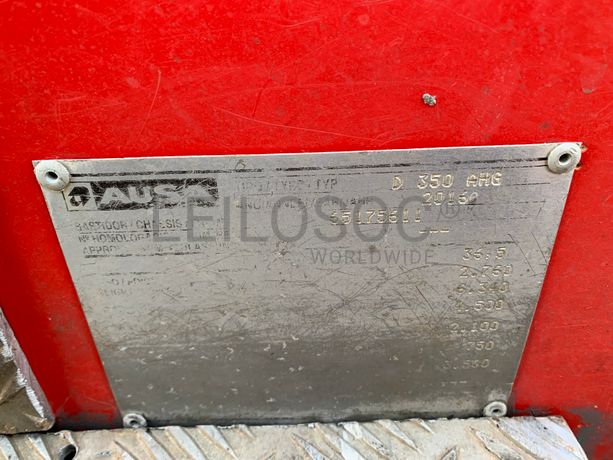 Dumper Ausa D 350 AHG