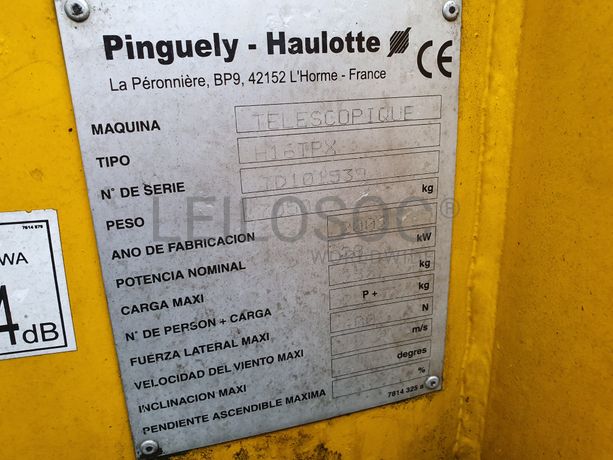 Plataforma Elevatória Haulotte H16TPX