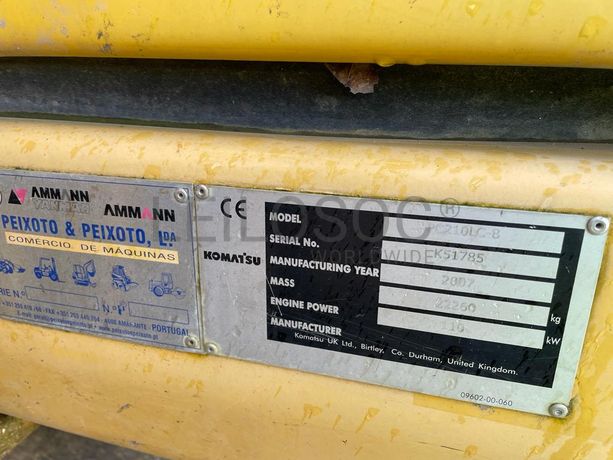 Giratória Komatsu PC 210