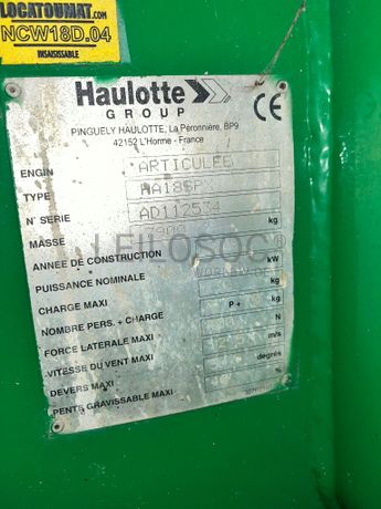 Plataforma Elevatória Haulotte HA18SPX