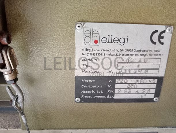 Máquina de equalizar · Máquina de facear