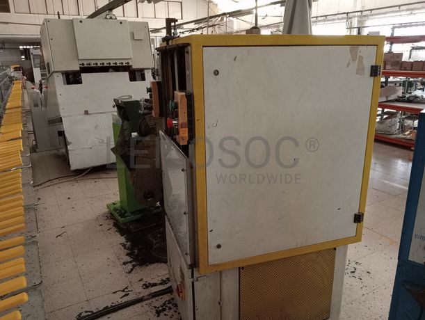 Sifione · Máquinas de rebater · Máquina de fechar calcanheiras · Reativador de contrafortes