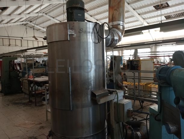 Depósito para resíduos · Lixadeira de fita · Lixadeira · Secador para ar