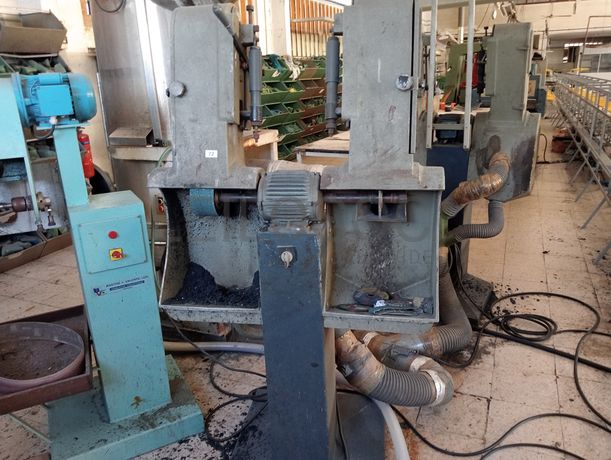 Depósito para resíduos · Lixadeira de fita · Lixadeira · Secador para ar