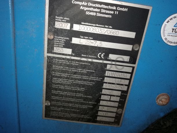 Compressores · Depósito para Ar