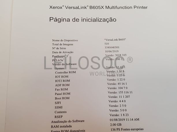 Impressora Multifunções Laser Xerox VersaLink B605X
