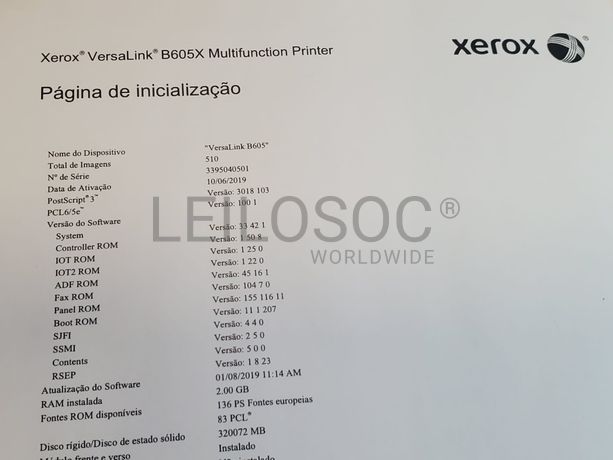 Impressora Multifunções Laser Xerox VersaLink B605X