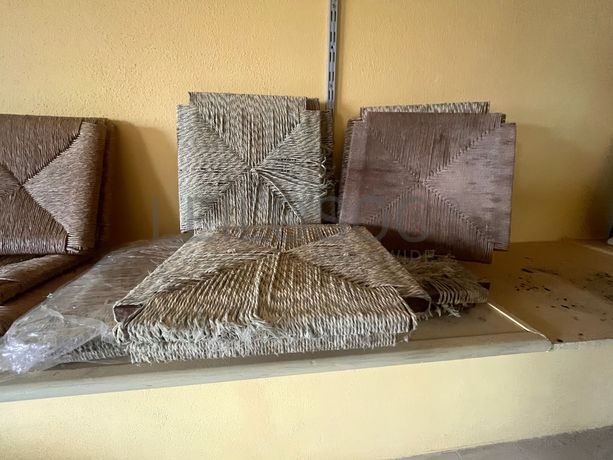 Assentos de cadeira em palhinha