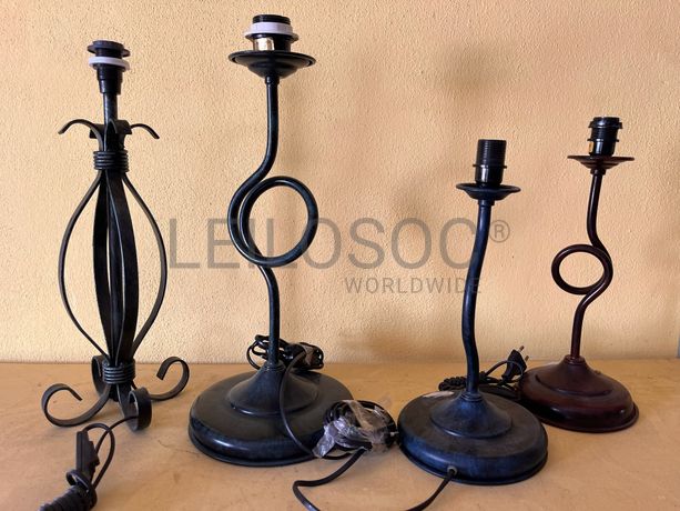 Bases de candeeiro em ferro