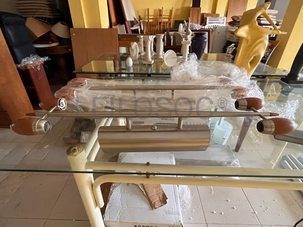 Candeeiros de teto metálicos