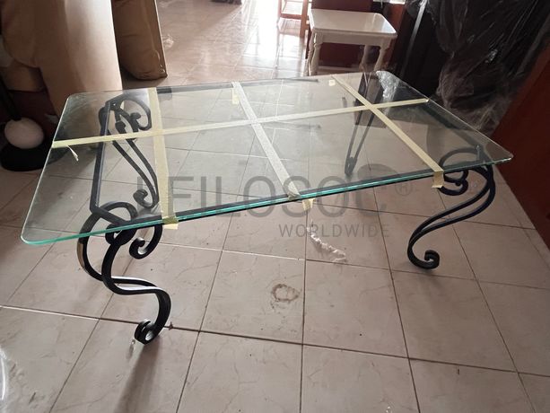Mesa de centro em ferro