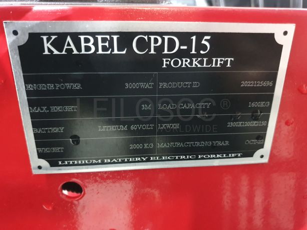 Empilhador Kabel CPD-15
