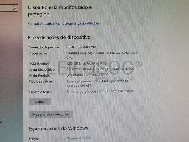 Computador All-in-One Asus Pro