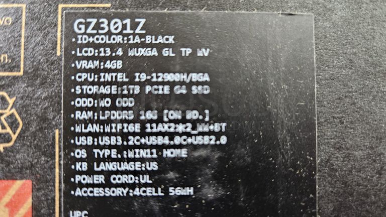 Portátil / Tablet Gaming Asus ROG FLOW Z13 GZ301ZE