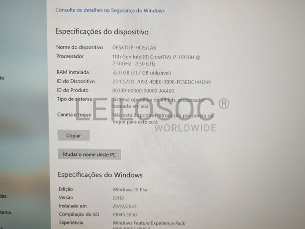 Portátil Lenovo ThinkPad P1 G4