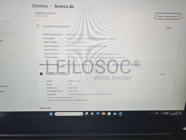 Portátil Dell Precision 5540