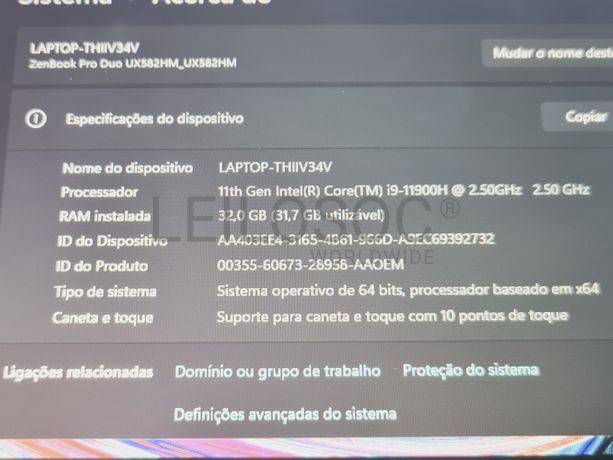 Portátil Asus ZenBook Pro Duo