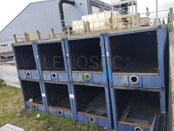 Contentores do Biofiltro Fechados