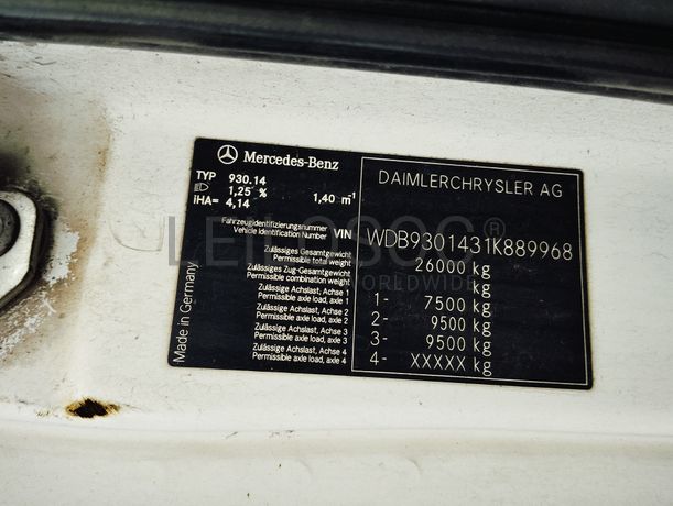 Mercedes-Benz Actros 2632 · Ano 2003