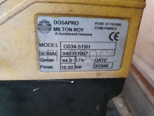 Bombas Doseadoras Soda Cáustica