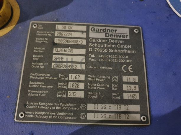 Compressores de Biogás · Ano 2010