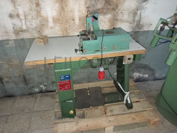 Máquina de facear · Máquina de enformar luvas · Máquina de pregar saltos