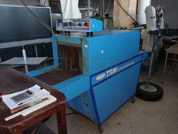 Forno de tratamento · Escovadeira · Máquina de lixar · Máquina de agrafar