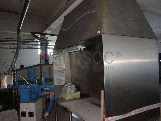 Cabine de extração de cheiros · Máquina de limpar cola