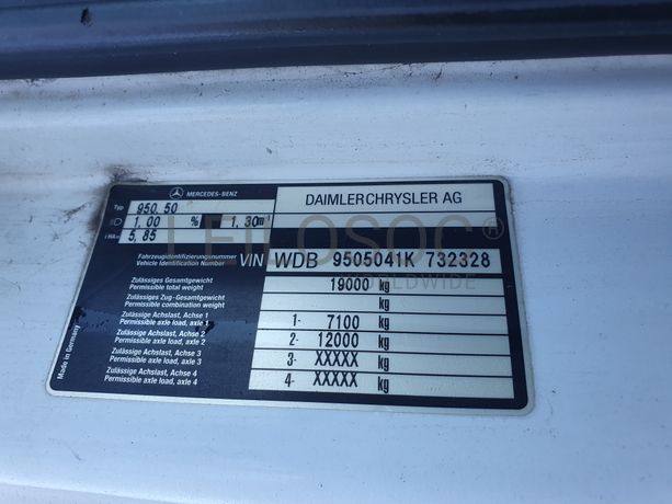 Mercedes-Benz Actros CXB · Ano 2002