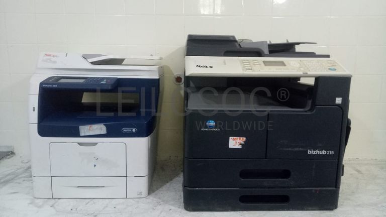 Impressoras Xerox e Konica Minolta