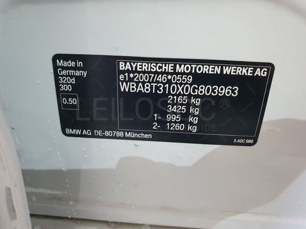 BMW 320D GT D Pack M · Ano 2017