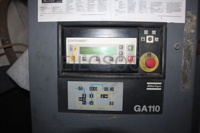 Central de ar comprimido · Reservatório de ar comprimido