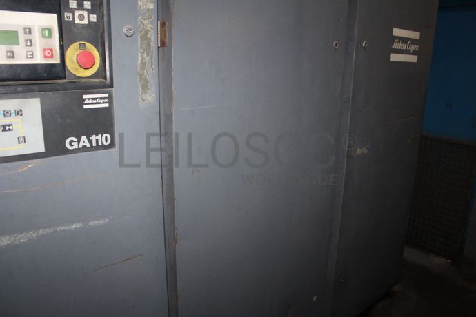 Central de ar comprimido · Reservatório de ar comprimido