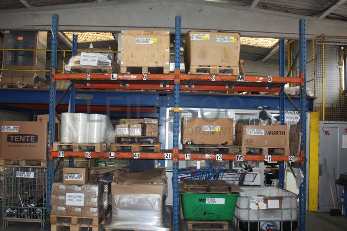 Stock de Peças e Acessórios · Monta Cargas · Porta Paletes · Diversos