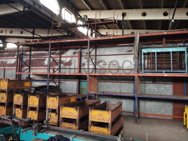 Linha de Desengorduramento · Pórticos com Guinchos · Serra de Disco · Depósito · Caixas Metálicas · Diversos