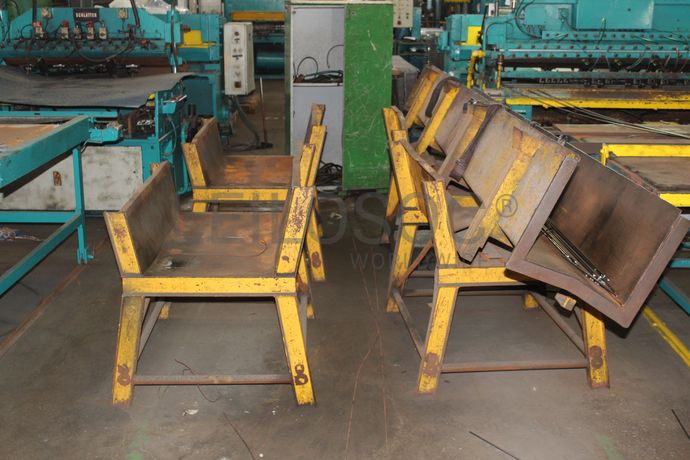 Linha de Desengorduramento · Pórticos com Guinchos · Serra de Disco · Depósito · Caixas Metálicas · Diversos