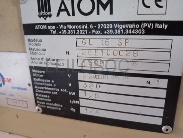 Máquinas de Braço · Máquinas de Orlar  · Máquina de Coluna Alta