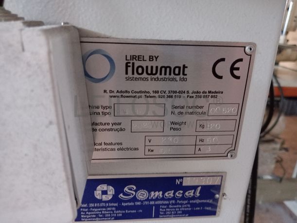 Máquina de Queimar Elástico · Mesa de Dar Cola