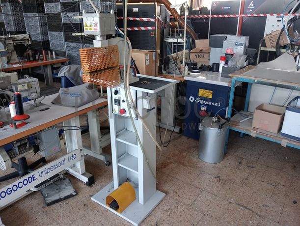 Máquina de Queimar Elástico · Mesa de Dar Cola