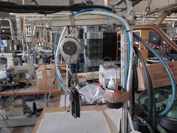 Máquina de Queimar Elástico · Mesa de Dar Cola